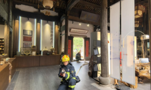 ​婺城大队“四队合一”打造景区消防安全防线